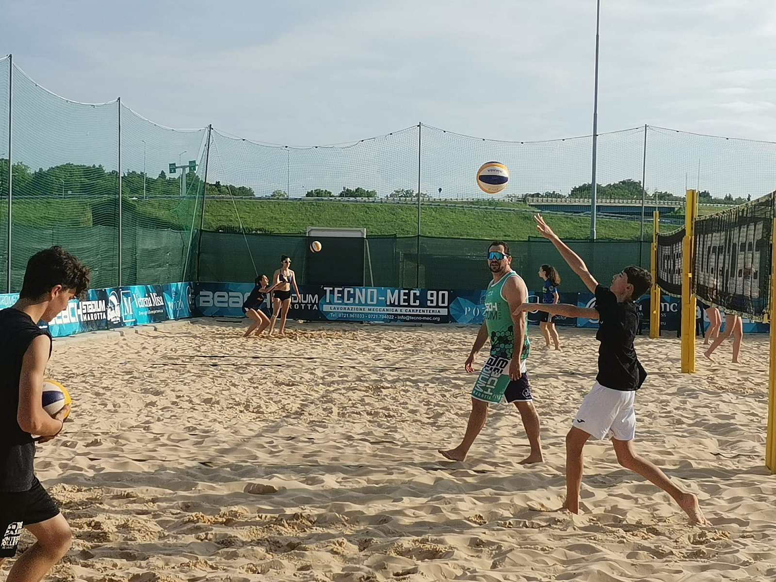 Primo allenamento rappresentativa beach Volley